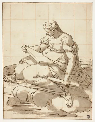 Sibyl in the Clouds — Luca Cambiaso