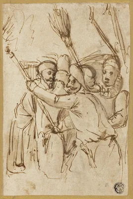 Carnival Figures — Antonio Marziale Carracci