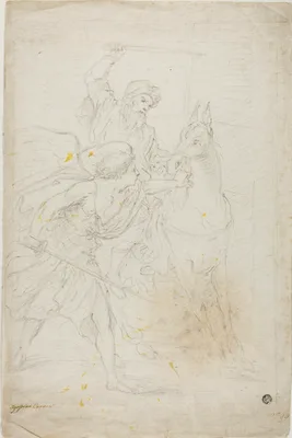 Balaam's Ass — Agostino Carracci