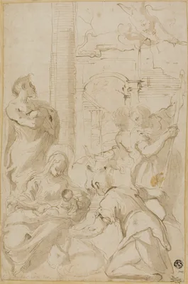 Adoration of the Shepherds — Carlo Bononi