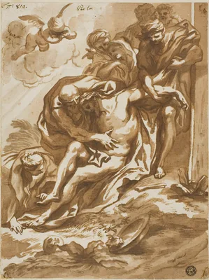 Descent from the Cross — Domenico Piola