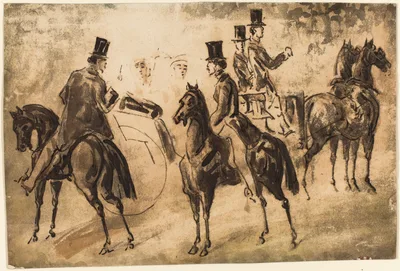 Riders and Equipage — Constantin Guys