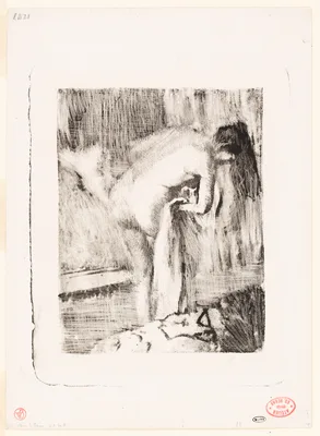 After the Bath II — Edgar Degas