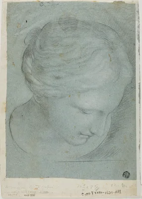 Sculpted Female Head — Ciro Ferri
