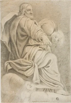 Seated Christ — Domenichino