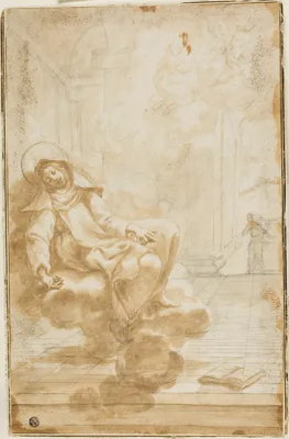 Ecstasy of a Female Saint — Domenico Piola