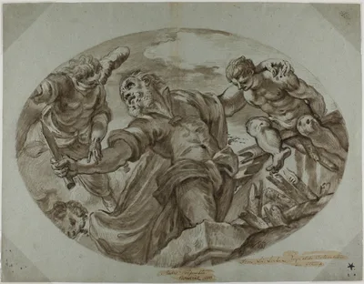 Sacrifice of Isaac — Domenico Tintoretto