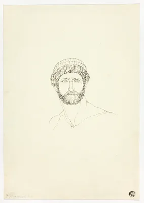 Bust of Bearded Man — John Flaxman Jr.