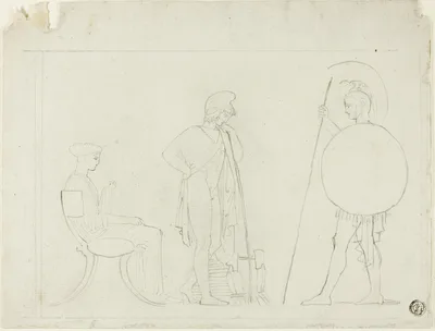 Hector Chiding Paris — John Flaxman Jr.