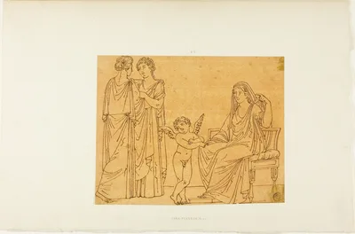 Cupid and Three Women — John Flaxman Jr.