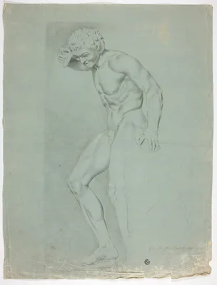 Study after Antique Sculpture of the Dancing Satyr with Cymbals — John Downman