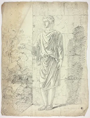 Study after an Antique Sculpture of a Standing Youth — John Downman