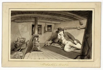 Webster's Cabin — Isaac Cruikshank
