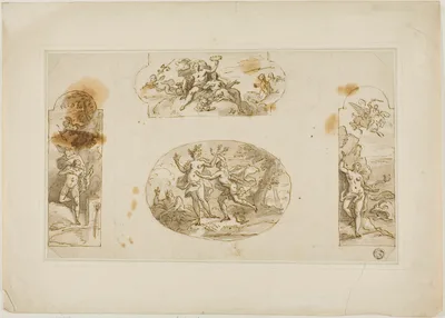 Four Classic Scenes for Overdoors — James Thornhill