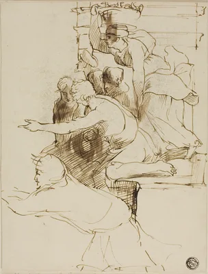 Sketch from the Escurial — David Wilkie