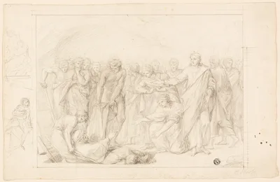 Death of Ananias — Benjamin West