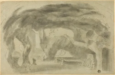 Interior of a Grotto — Richard Wilson