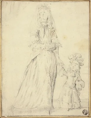 Lady and Child — Romeyn de Hooghe