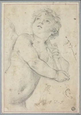 Putto Holding Staff — Guido Reni