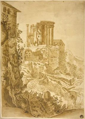 Temple of Vesta, Tivoli — Paul Bril
