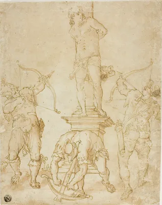 Martyrdom of Saint Sebastian — Bartholomeus Spranger