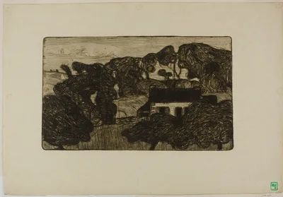 Farmhouse Surrounded by Trees — Armand Seguin