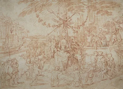 Allegory of Spring, or the Young Gardeners — Jean-Antoine Watteau