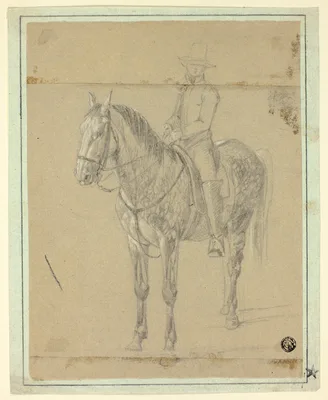 Man on a Horse — Wilhelm von Kobell