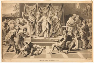Death of Ananias — John Constable