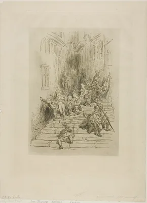 The Happy Drunkards — Gustave Doré