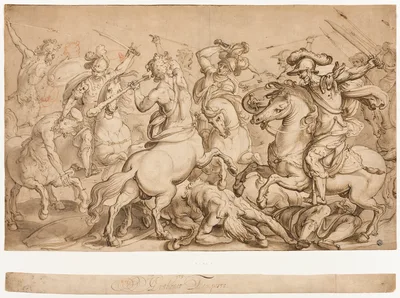 Battle of the Lapiths and Centaurs — Antonio Tempesta