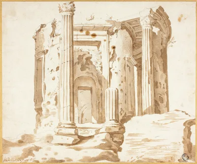 Temple at Tivoli — Jacob van der Ulft