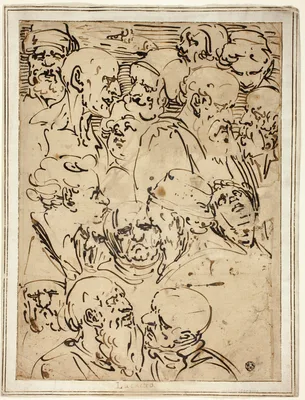 Sketches of Heads — Luca Cambiaso