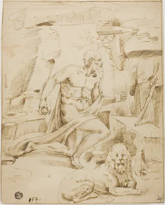 Saint Jerome — Bartolomeo Passarotti