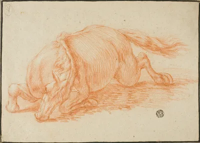 Falling Horse — Adam Frans van der Meulen