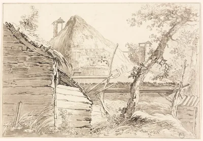 Farmyard — George Morland