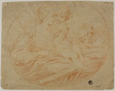 Woman and Two Children — Parmigianino