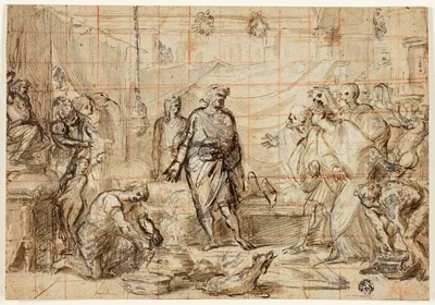 Death of Seneca — Mattheus Ignatius van Bree