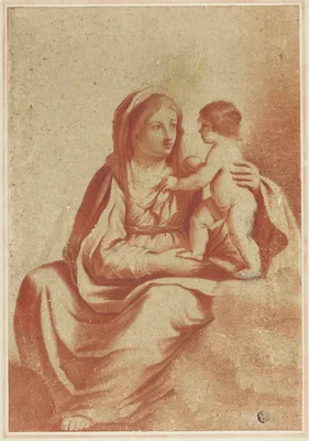 Virgin and Child — Guercino