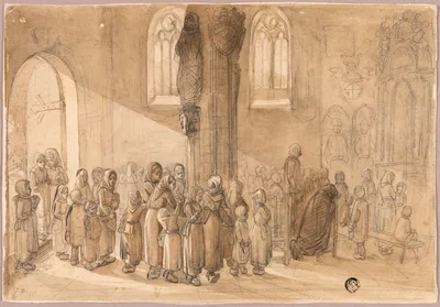 First Communion — Johannes Bosboom