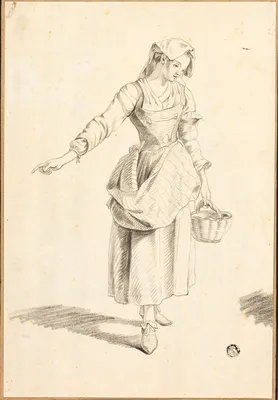 Italian Peasant Girl — Jacob Philipp Hackert
