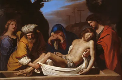 The Entombment — Guercino
