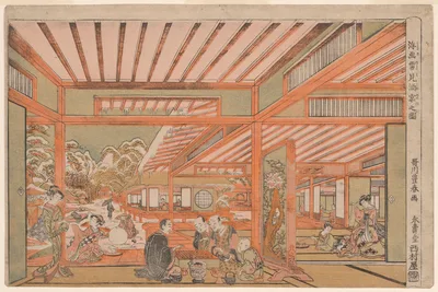 Snow-Viewing Entertainment — Utagawa Toyoharu