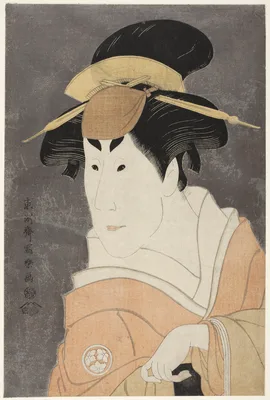 The actor Osagawa Tsuneyo II as Osan, Ippei’s elder sister — Sharaku