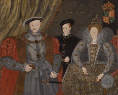 Henry VIII, Elizabeth I, and Edward VI — English