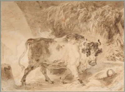 Bull of the Roman Campagna — Jean-Honoré Fragonard