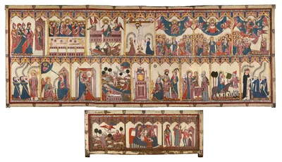 Retable and Frontal of the Life of Christ and the Virgin — Spanish