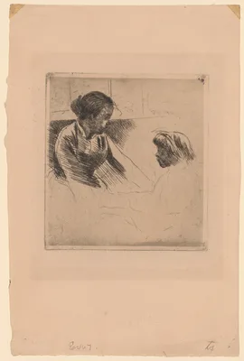 Susan and Child Facing each Other — Mary Cassatt