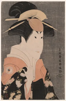 The actor Segawa Tomisaburo II as Yadorigi, wife of Ogishi Kurando — Sharaku
