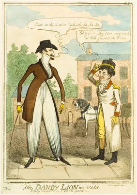 The Dandy Lion an Exotic lately Discovered in a Stable Yard — Isaac Cruikshank